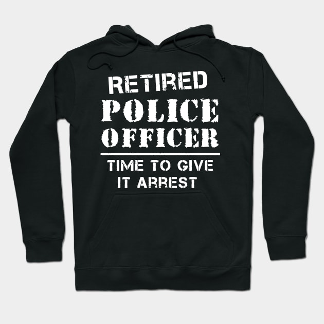 retired police officer Hoodie by hanespace